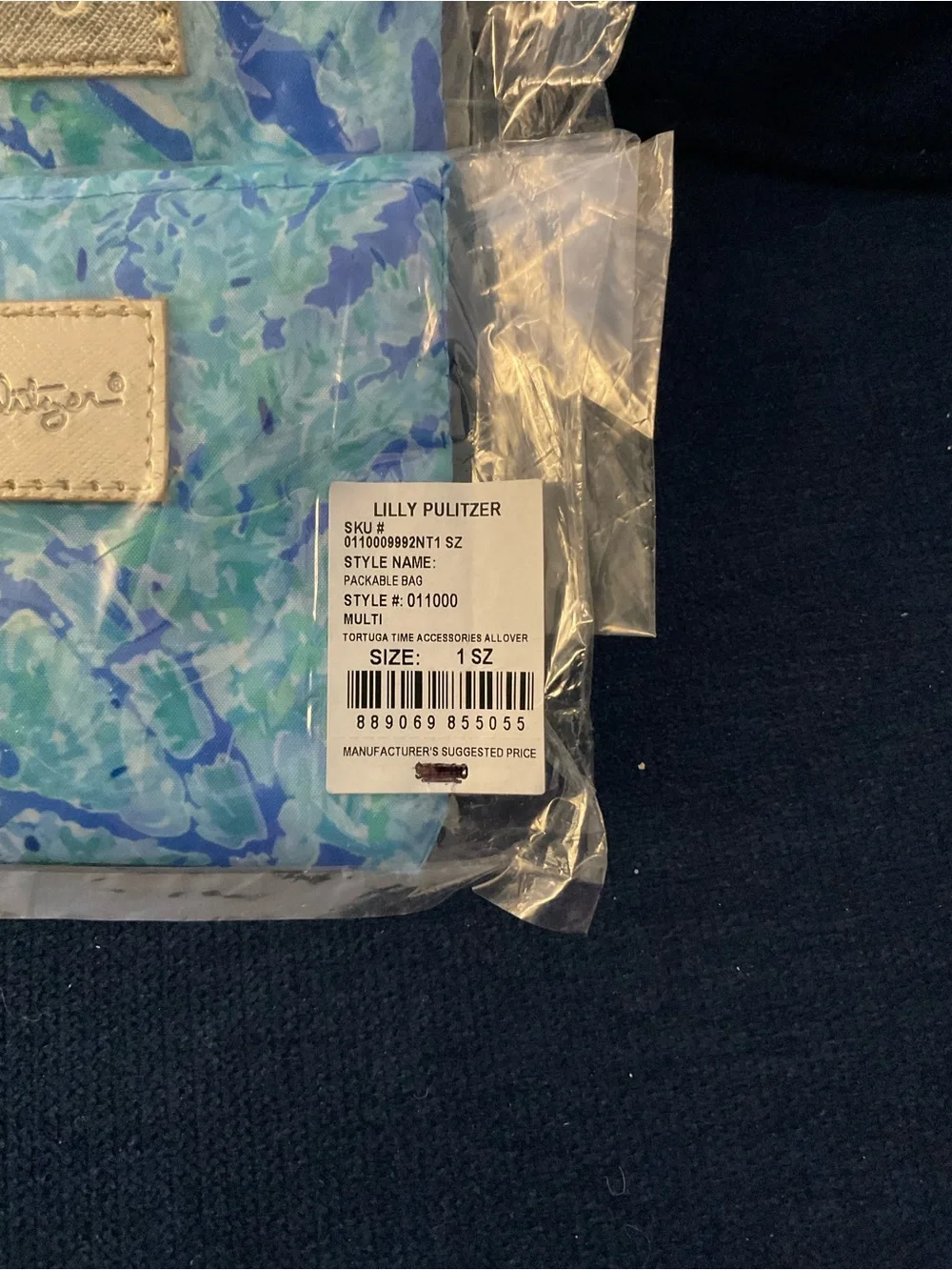Lilly Pulitzer NWT bundle of 2 packable bags - Picture 2 of 3